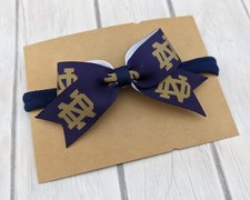 Baby Girl Headbands College Baby Bows and Headband Baby Shower Gift Notre Dame