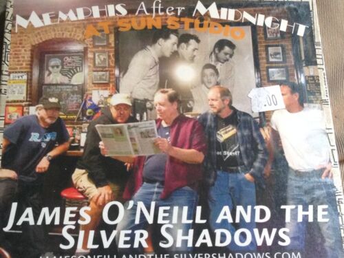 MEMPHIS AFTER MIDNIGHT SUN STUDIOS by James O'Neill & Silver Shadows CD RARE D88