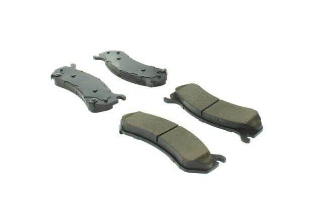 Pastilhas de freio traseiras conjunto premium esquerda e direita para 2007 Chevrolet Silverado 2500 HD - Imagem 2 de 4