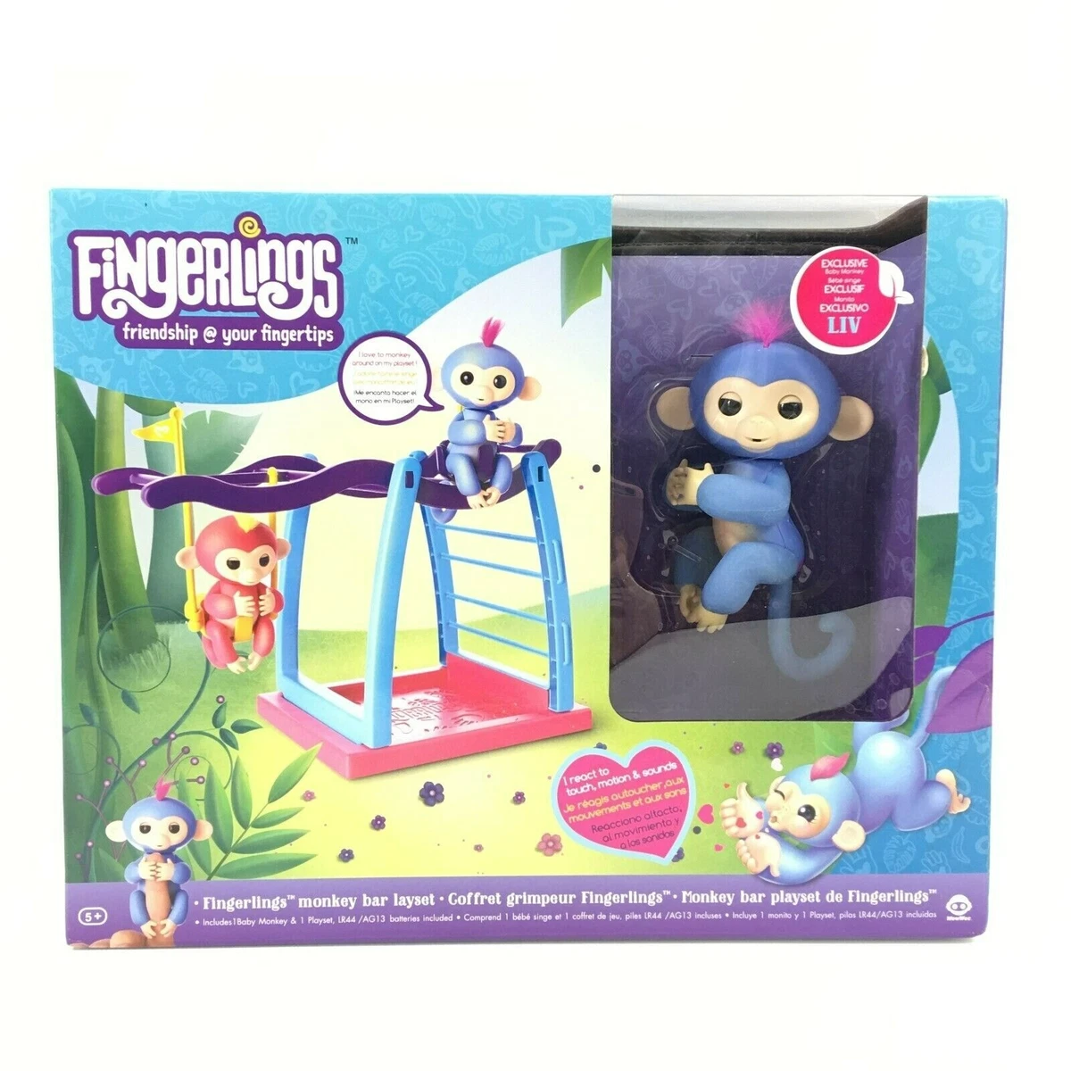 Fingerlings jungle outlet gym playset