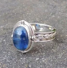 Kyanite Gemstone 925 Sterling Silver Ring Mother's Day Jewelry SE-833