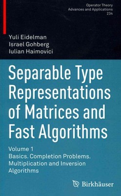 Separable Type Representations of Matrices and Fast Algorithms : Basics. Comp...