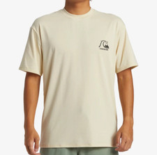 QUIKSILVER Men's DNA S/S Surf Tee TFD0 Size XLarge Oyster White LAST ONE LEFT