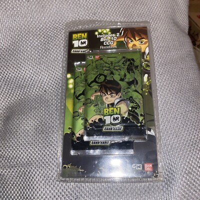 1x Ben 10 Collectible Card Game CCG Bandai Booster Pack 2006 Sealed Super Rare