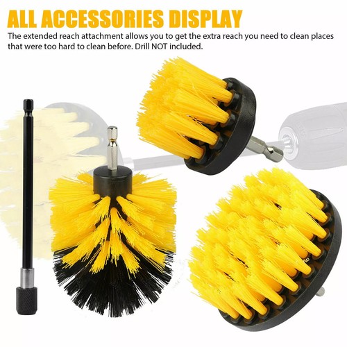 Car Detailing Brush Wash Auto Detailing Cleaning Kit Engine Wheel Clean Set - Picture 5 of 12