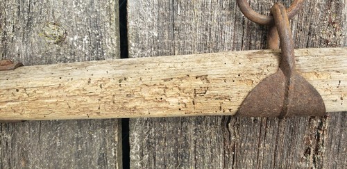 Antique Vintage Wood Evener Bar Double Tree Yoke horse Ox Western Primitive 30” - Picture 5 of 8