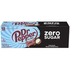 Dr Pepper Creamy Coconut Zero Sugar LIMITED EDITION 12 Pack