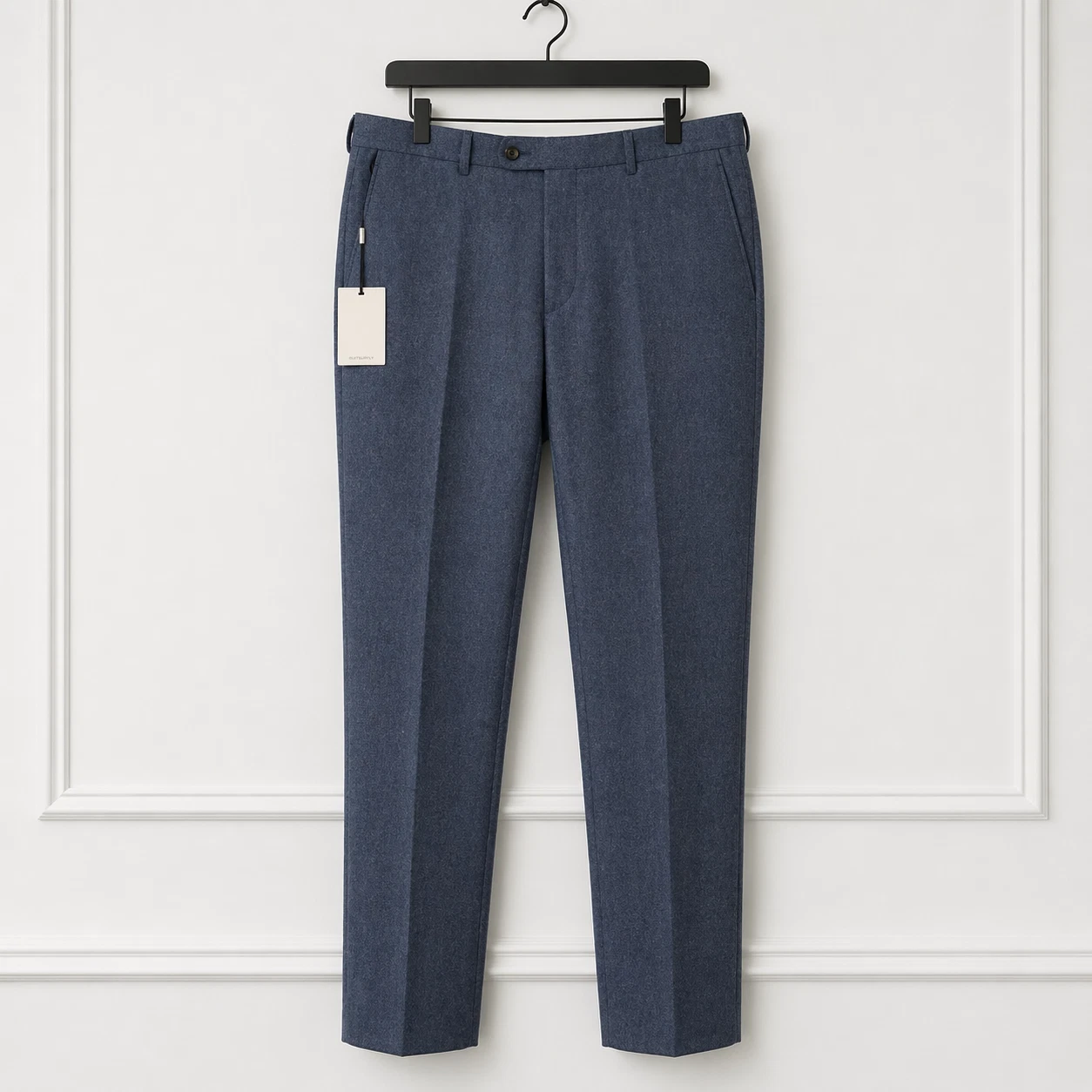 Men Suitsupply Brescia Flannel Wool Virgin Wool Elasane Pants 26 EU52 W35 L32