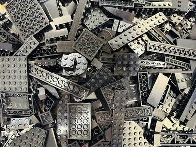 #ad #ad Lot Of 1 Pound Lego Random Black Parts Pieces Bricks Sorted $20.26