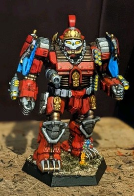 BattleTech: Gothic 100mm C-Scale Atlas Model. Painted.