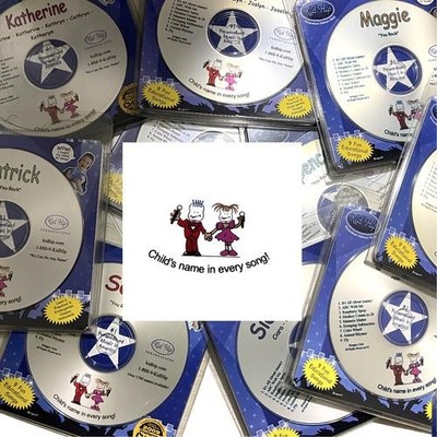 Kid Hip Name CD - 100+ NAMES CHOICE - Kids 0-12 - Kids Name 50x in
