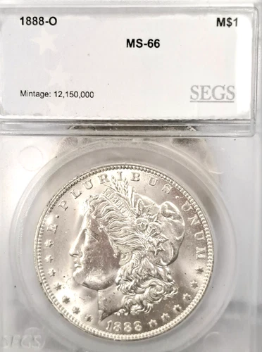 1888-O $1 Morgan Silver Dollar MS BU Frosty Looks Proof Like Rare #P250