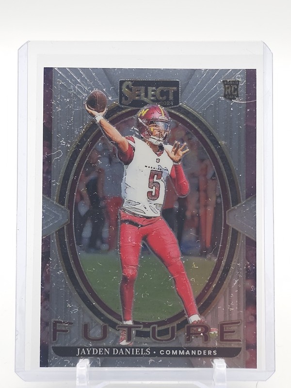 JAYDEN DANIELS 2024 SELECT FUTURE ROOKIE RC #4 FOOTBALL COMMANDERS Q6089