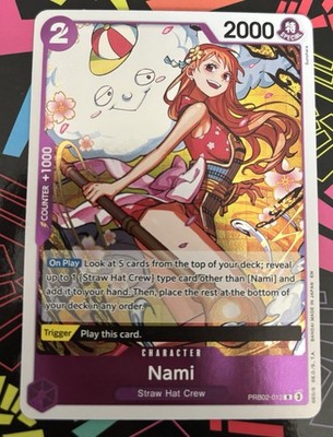 Nami PRB02-012 R One Piece Foil Card The Best Vol. 2 English