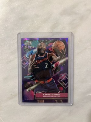 Kawhi Leonard 2025-26 Topps Cosmic Chrome Purple Nebula Refractor /150  