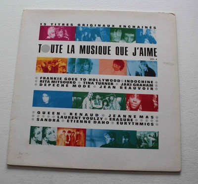 Alle Musik, die ich liebe - Indochine Depeche Mode Renaud Sandra ect, 33 Runden