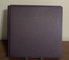 Creative Memories 12'' x 12'' Album Mulberry Premier Flex-Hinge w/11 White Pages