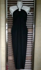Next Black Halter Neck Evening Dress New Tags Size 14 'That Little Black Dress'