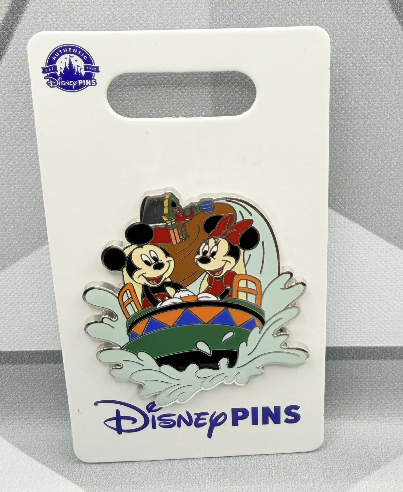 2024 Disney Parks Animal Kingdom Mickey & Minnie Mouse Kali River Rapids OE Pin