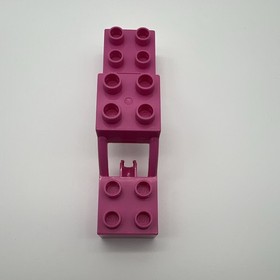 LEGO DUPLO Dark Pink Arch Bridge 2 x 8 x 2Replacement Part Single Piece (62664)
