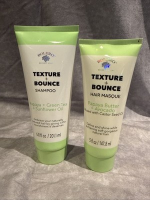 2x Bolero Texture + Bounce Hair Masque 5oz & Shampoo 6.8 oz
