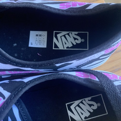 Ladies Vans Size 5.5 Bnib Black White Purple - Picture 7 of 12