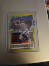 2020 Donruss Optic Yellow Prizm Rated Rookie #37 Bo Bichette Blue jays NY Mets