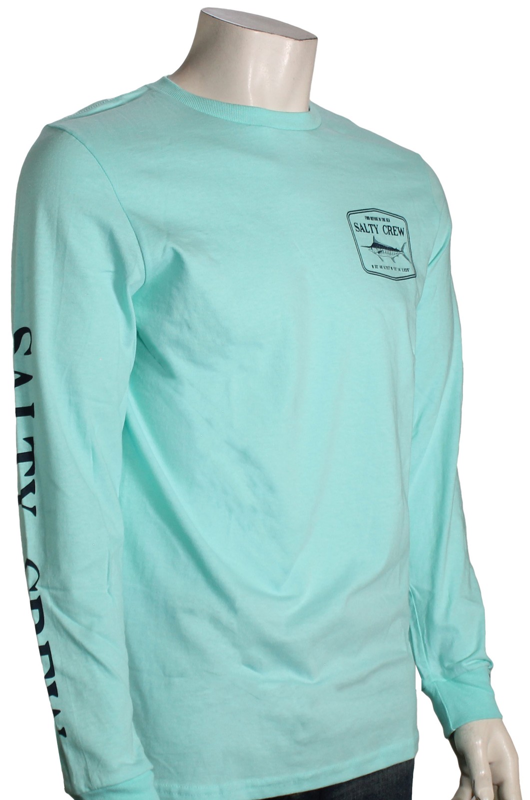 Футболка Salty Crew Stealth LS - Морская пена - Новинка 6390₽