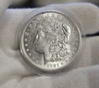1921 D US Morgan Silver Dollar AU (Cleaned)