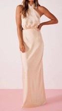 Minkpink Finlay Halter Gown Champagne