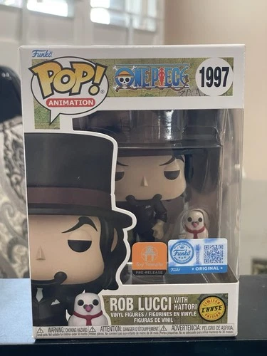 Funko Pop One Piece Rob Lucci W/Hattori Toy  Temple PR Exclusive #1997 Chase