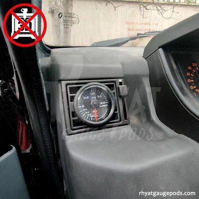Renault 5 GT Turbo 52mm - Support Manomètre Jauge Gauge Pod - Photo 1/4