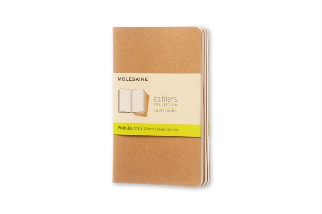 Moleskine Plain Cahier Kraft Cover 3set by Unknown Author | Hardcover | 2004 - Image 6