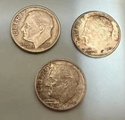 1961D, 1962D, 1963P Roosevelt Dimes ~ 90% Silver