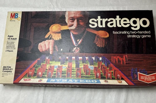 Vintage Stratego Board Game 1975 Milton Bradley 100% Complete