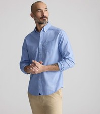 UNTUCKit Wrinkle-Free Cadetto Shirt X-Large / Slim Fit / Blue New No Tags