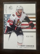 2019-20 SP Authentic - Future Watch Rookies Scott Sabourin #226 /999 (RC)
