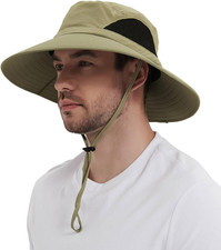 Wmcaps Sonnenhut Herren UV Schutz, Breite Kre...
