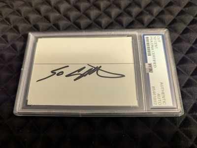50 Cent Curtis Jackson Cut PSA/DNA Signed Auto Autographed