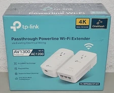 TP-Link TL-WPA8631P KIT Passthrough Powerline Wi-Fi Extender AV1300 AC1200