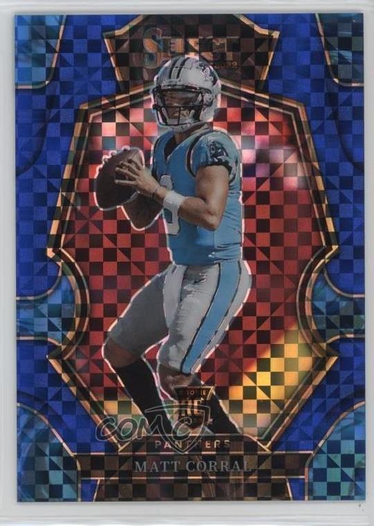 2022 Panini Select Premier Level Blue Prizm 91/149 Matt Corral #115 0q26