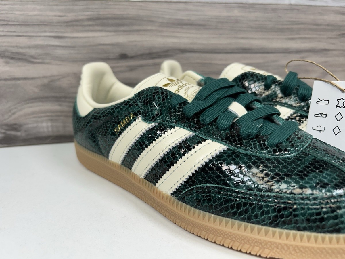Adidas SAMBA OG Snakeskin Collegiate Green (JR8848) Women's