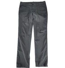 Lululemon ABC Pants Mens Size 36x35 Grey Warpstreme Classic Fit Golf Work