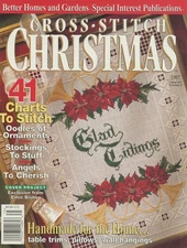 BHG Cross Stitch Christmas Magazine 1997 Hardanger Emie Bishop Ornaments Angels