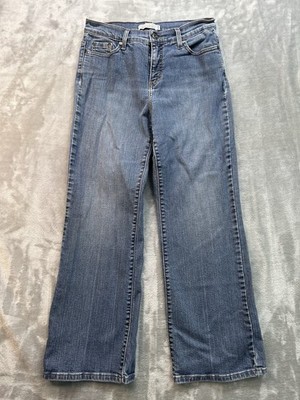 Y2K Levis 512 Jeans Womens Sz 12P Medium Blue Bootcut Western Mid Rise Cowgirl