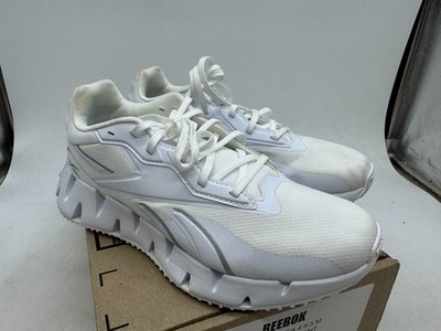 Reebok Zig Dynamica 4 Sneakers Womens White Mesh Athlatic Running Shoes - 8.5