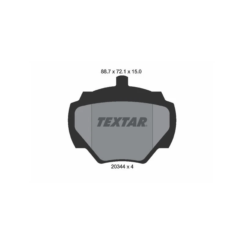 TEXTAR 2034402 Plaquettes de frein arrière pour Defender Discovery Range Rover - Photo 1/1