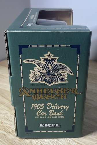 ERTL Anheuser Busch 1905 Ford's First Delivery Car Bank Red 1:25 Diecast - Picture 2 of 3