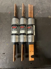 Bussman FRS-R-100 Fusetron Dual Element Class RK5 Time-Delay Fuse Set Of 3