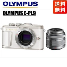 Olympus E-PL9 White Mirrorless Camera Set 14-42mm Silver Lens Tested from Japan